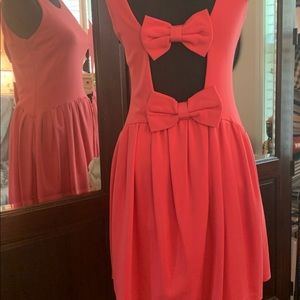 Red Valentino signature bow sundress size small